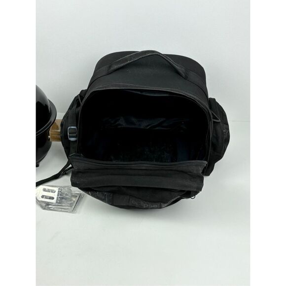 Harley Davidson Motorcycle Charcoal BBQ Grill Portable Travel Set w/ Bag & Tools - Picture 8 of 9